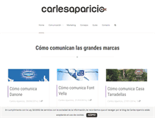 Tablet Screenshot of carlesaparicio.net
